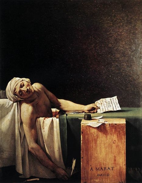 Zavražděný Marat (1793)