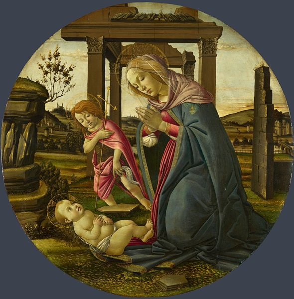 Panna a dítě se sv. Janem Křtitelem