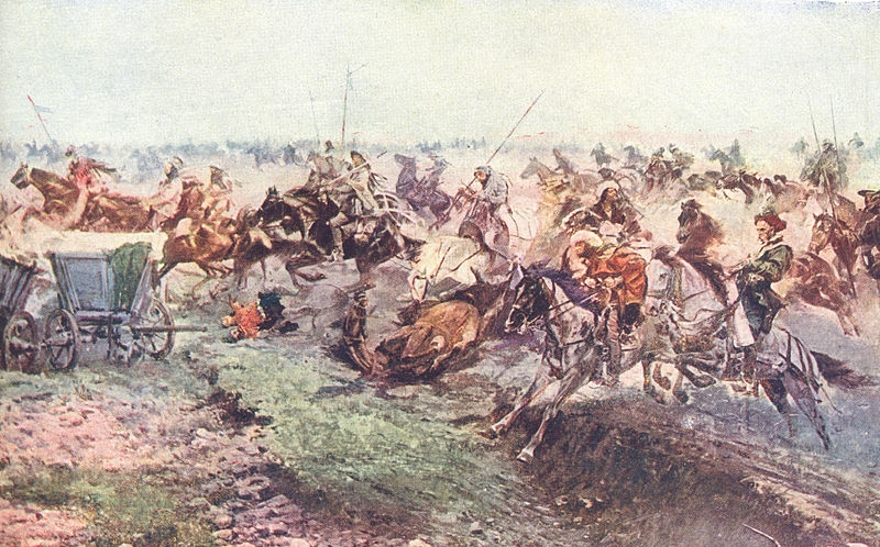Bitva u Lipan, Prchající jízda Jana Čapka ze Sán