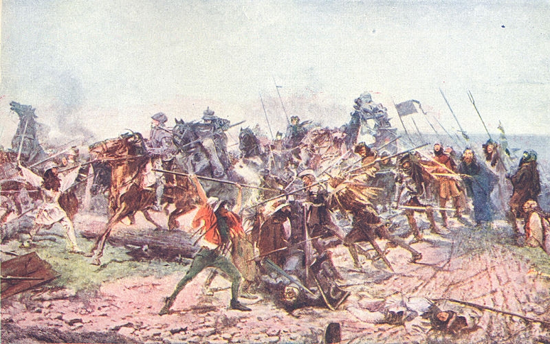 Bitva u Lipan, útok panské jízdy