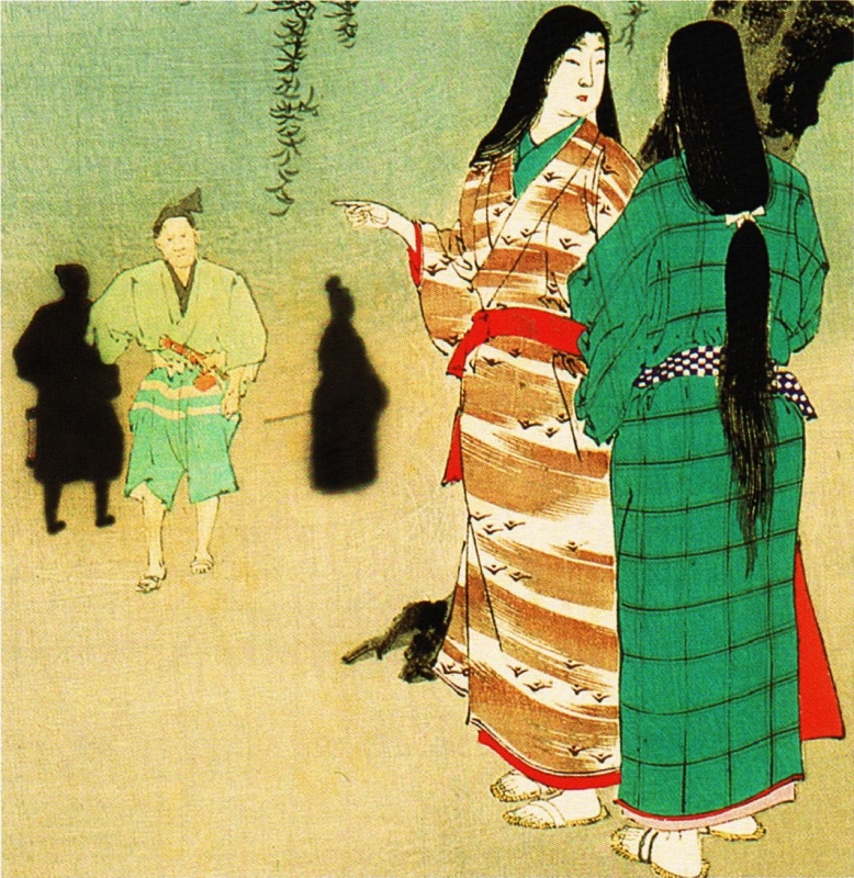 Lehké ženy z éry Ónin na rozcestí