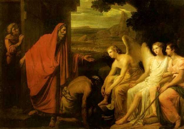 Zjevení tří andělů Abrahamovi (1821)