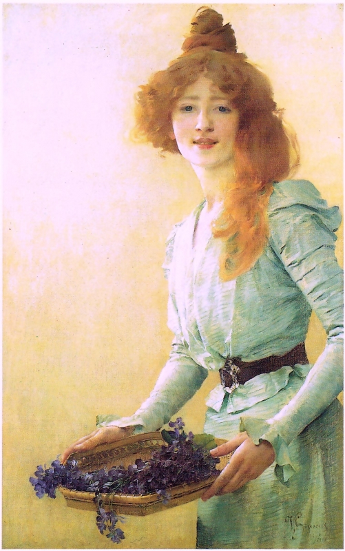 Dáma s fialkami (1896)