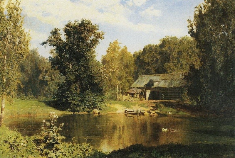 Rybník v Abramcevu (1883)