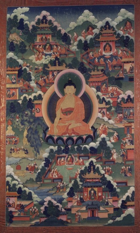 Tibetská Thangka z 18. století