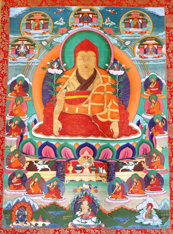 Tibetská Thangka ze 17. století