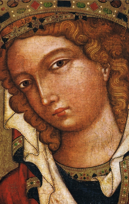 Madona z Veveří (před 1350), detail
