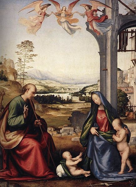 Svatá rodina s Janem Křtitelem (1506 - 1507)