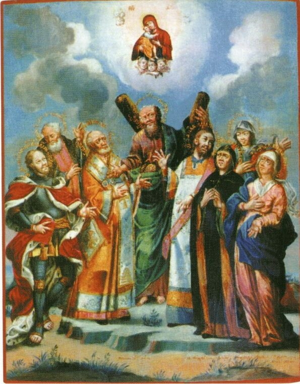 Ivan Medveděv - Apoštol Ondřej s vybranými svatými