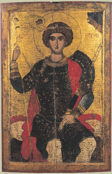 Sv. Jiří na trůnu, počátek 16. století, Bulharsko, Plovdiv