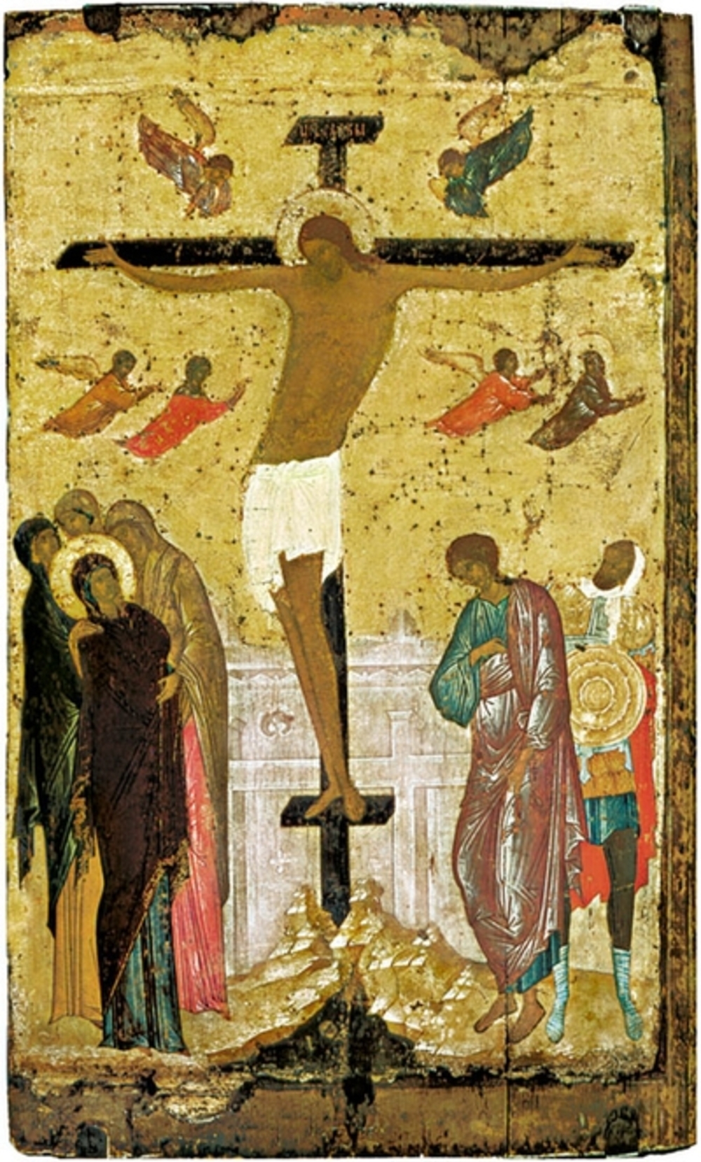 Ukřižování, ikona, konec 15. století