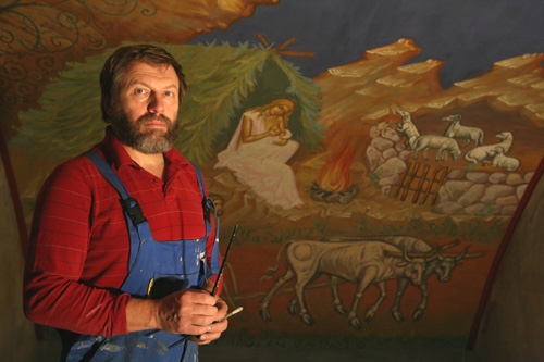 Alexandr Sokolov a jeho freska