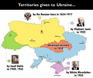 Území přidělená Ukrajině