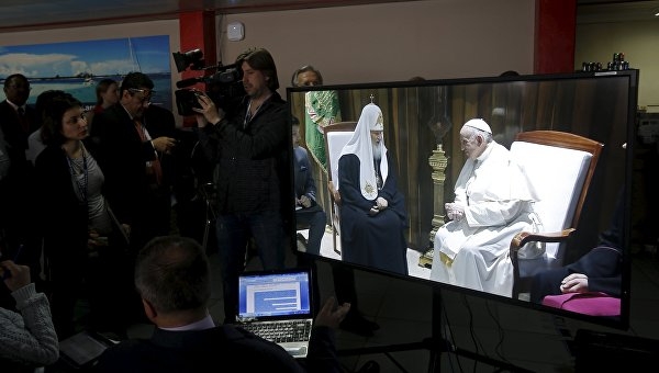 Setkání papeže a patriarchy, ilustrační foto