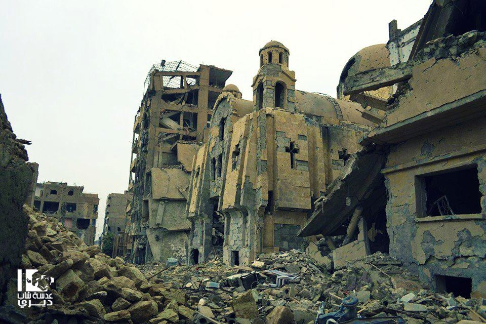 Krestansky chram v Syrii