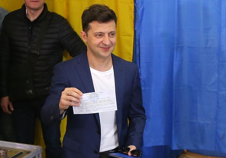 Novy prezident Ukrajiny Zelenskij