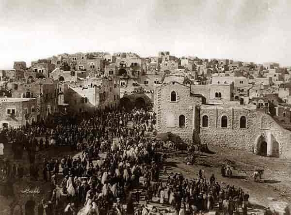 Put do Betlehema v roku 1890