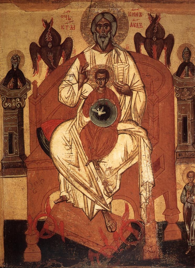7. Novogorodská ikona Otcovství, 14. století