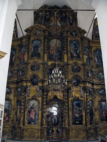 Barokní ikonostas z Trojicko-gleděnského kláštera